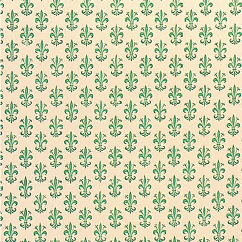 Rotolo carta lavabile per cassetti Sadoch - 50 cm x 5 m fantasia giglio verde - X33X5-771